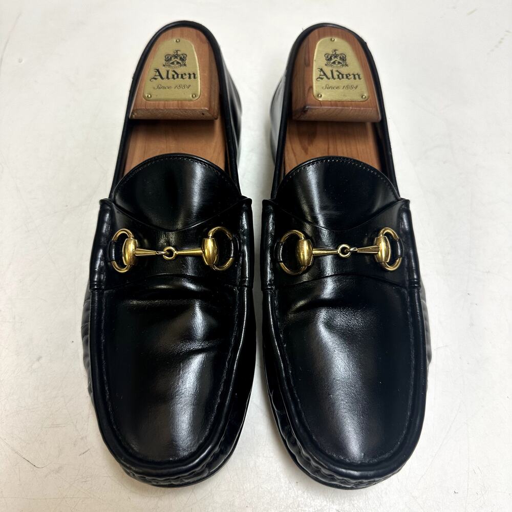 FULL RESOLE Gucci Men's Horsebit 1953 Loafer Bit Black Made in Italy UK 7 US 8 D - Picture 3 of 12